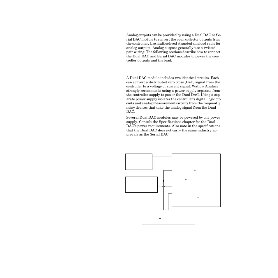 Analog outputs, Wiring the dual dac, Analog outputs 39 | Figure 2.27—dual dac with current output 39 | Watlow CPC400 User Manual | Page 53 / 230