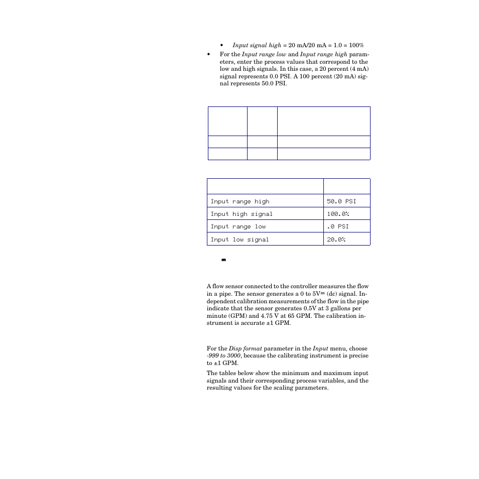 Input scaling example: 0 to 5vî (dc) sensor | Watlow CPC400 User Manual | Page 74 / 230