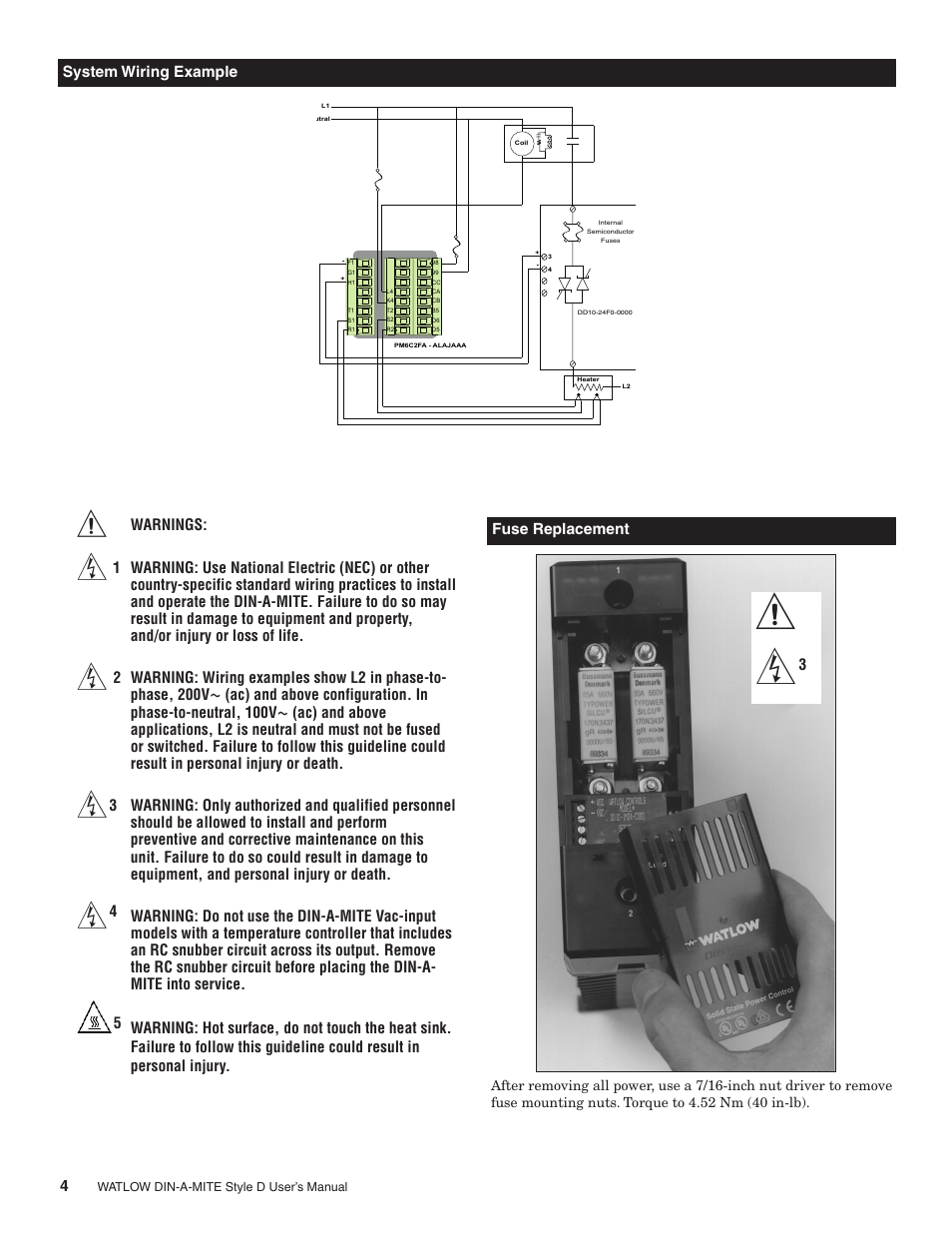 Watlow DIN-A-MITE Style D User Manual | Page 4 / 9