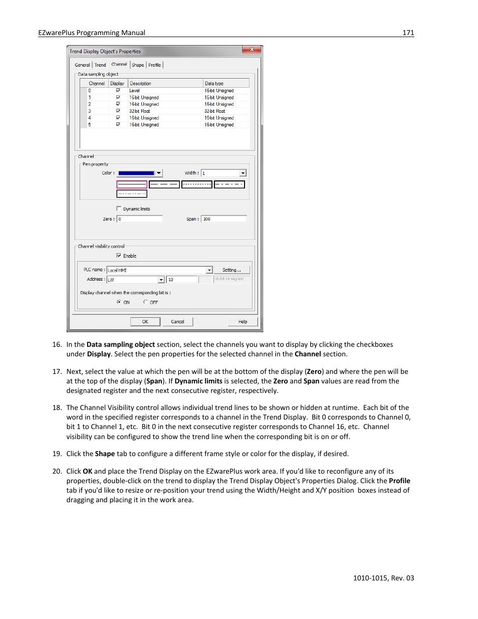 Watlow EZwarePlus Programming User Manual | Page 179 / 264