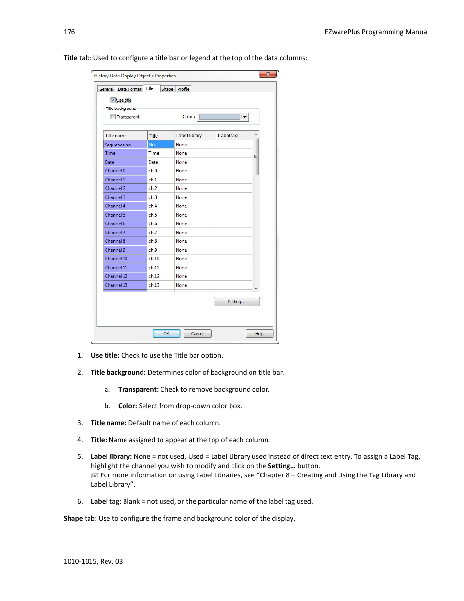 Watlow EZwarePlus Programming User Manual | Page 184 / 264