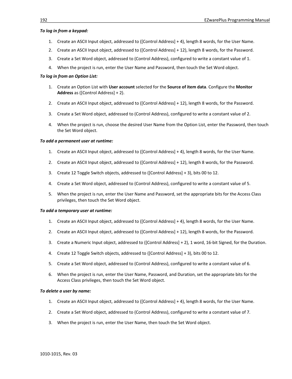 Watlow EZwarePlus Programming User Manual | Page 200 / 264