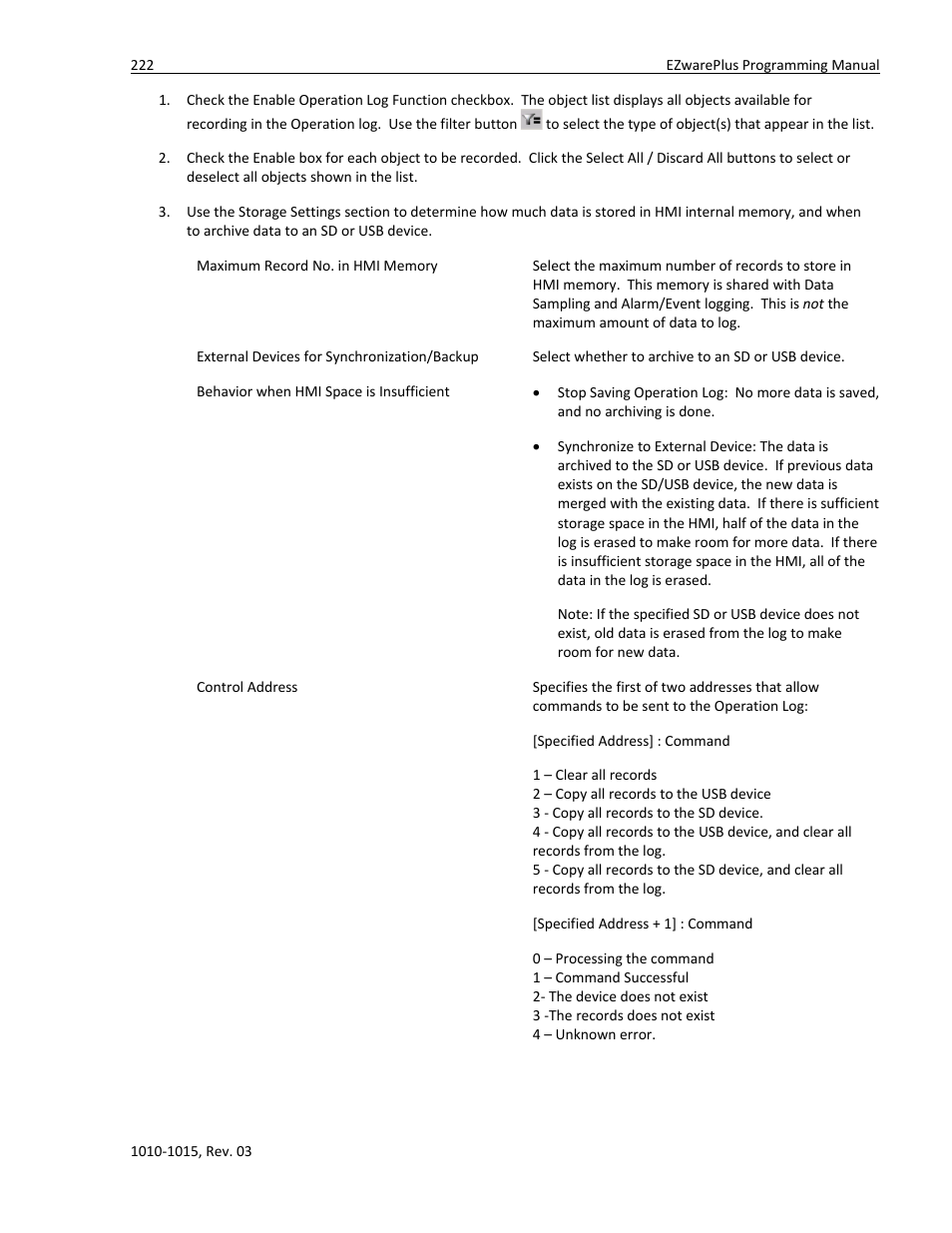 Watlow EZwarePlus Programming User Manual | Page 230 / 264