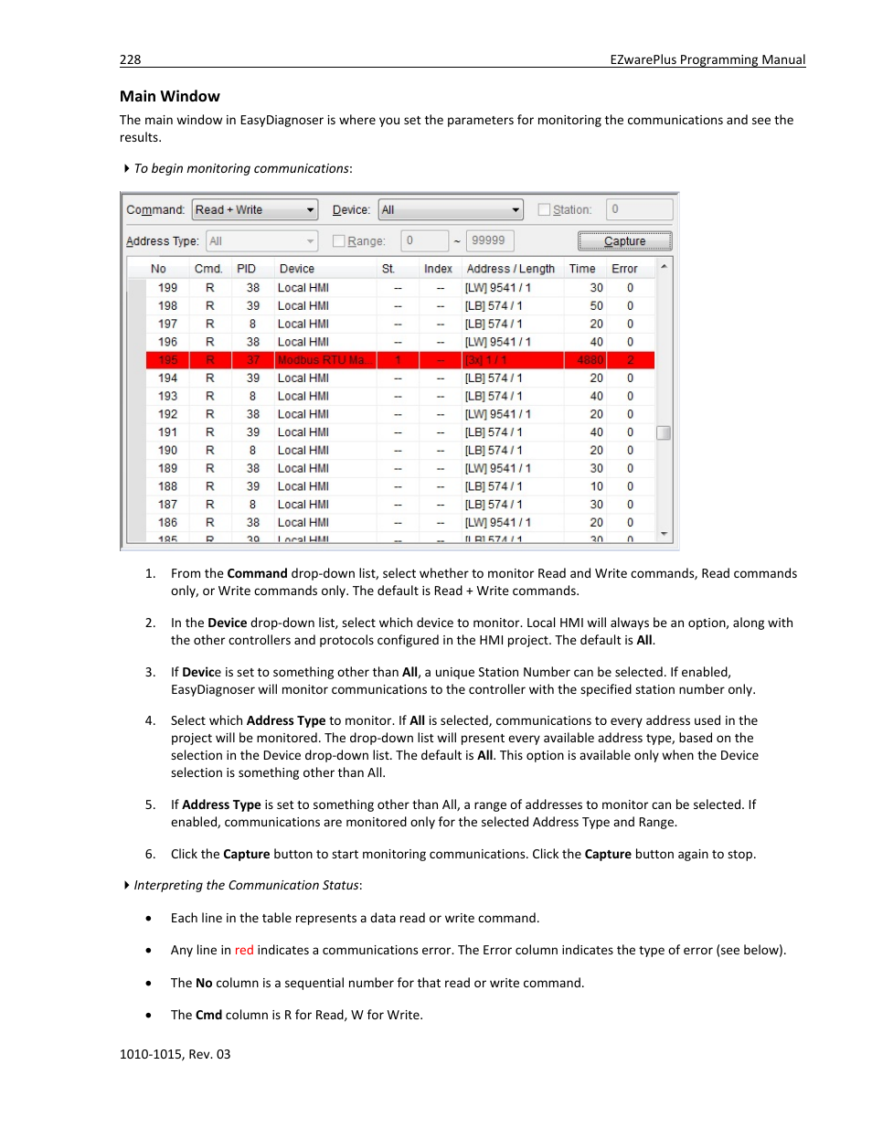 Main window | Watlow EZwarePlus Programming User Manual | Page 236 / 264