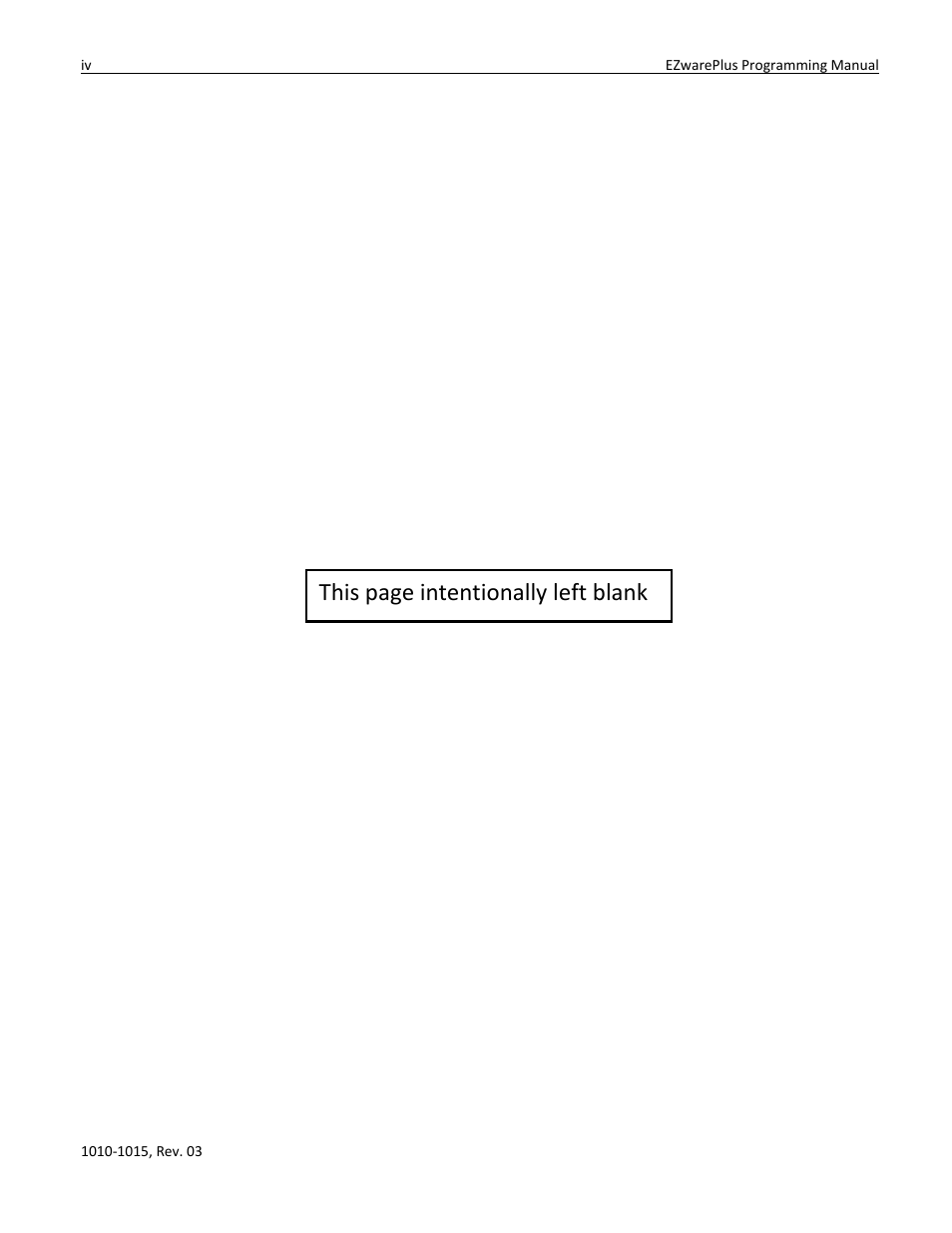 This page intentionally left blank | Watlow EZwarePlus Programming User Manual | Page 4 / 264