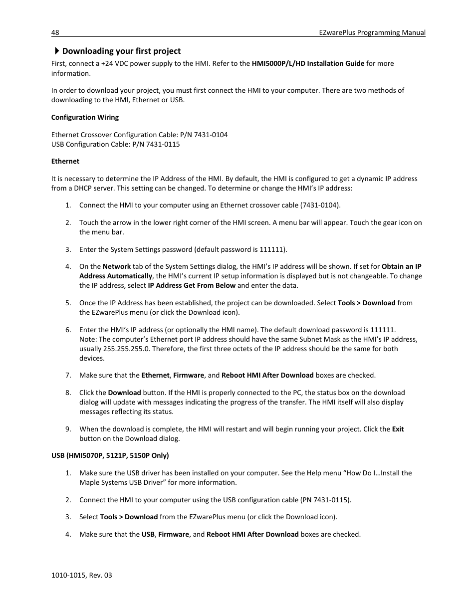 Downloading your first project | Watlow EZwarePlus Programming User Manual | Page 56 / 264