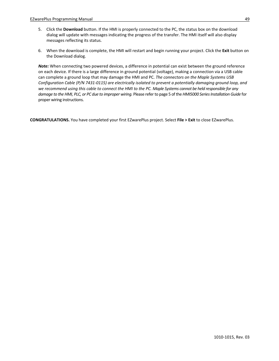 Watlow EZwarePlus Programming User Manual | Page 57 / 264