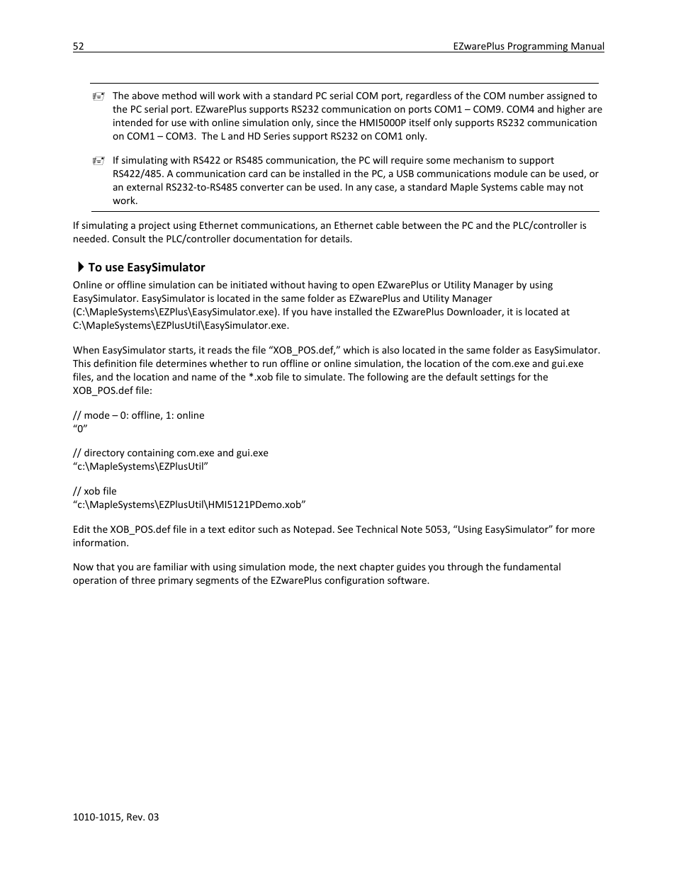 To use easysimulator | Watlow EZwarePlus Programming User Manual | Page 60 / 264