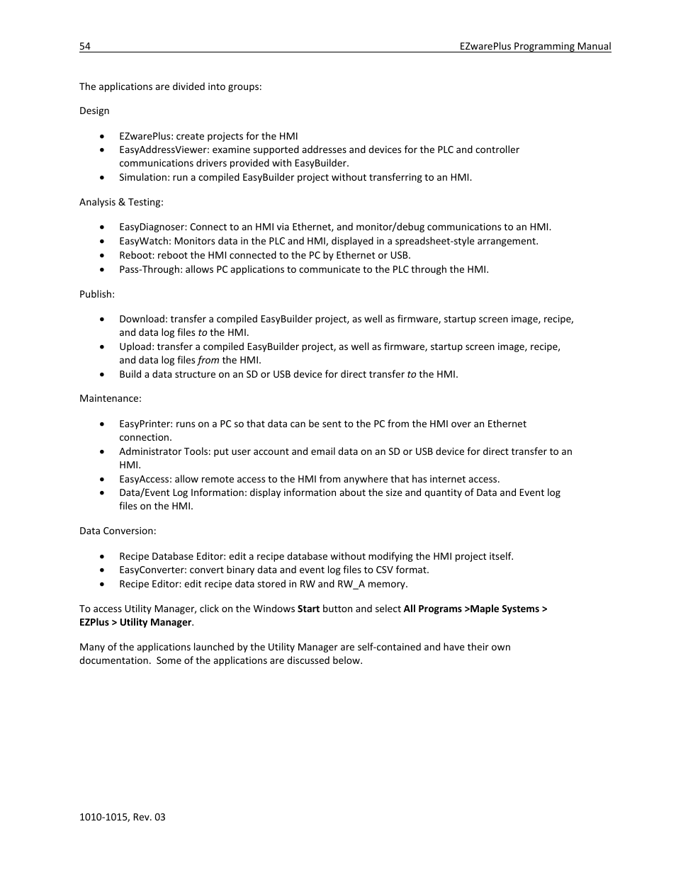 Watlow EZwarePlus Programming User Manual | Page 62 / 264