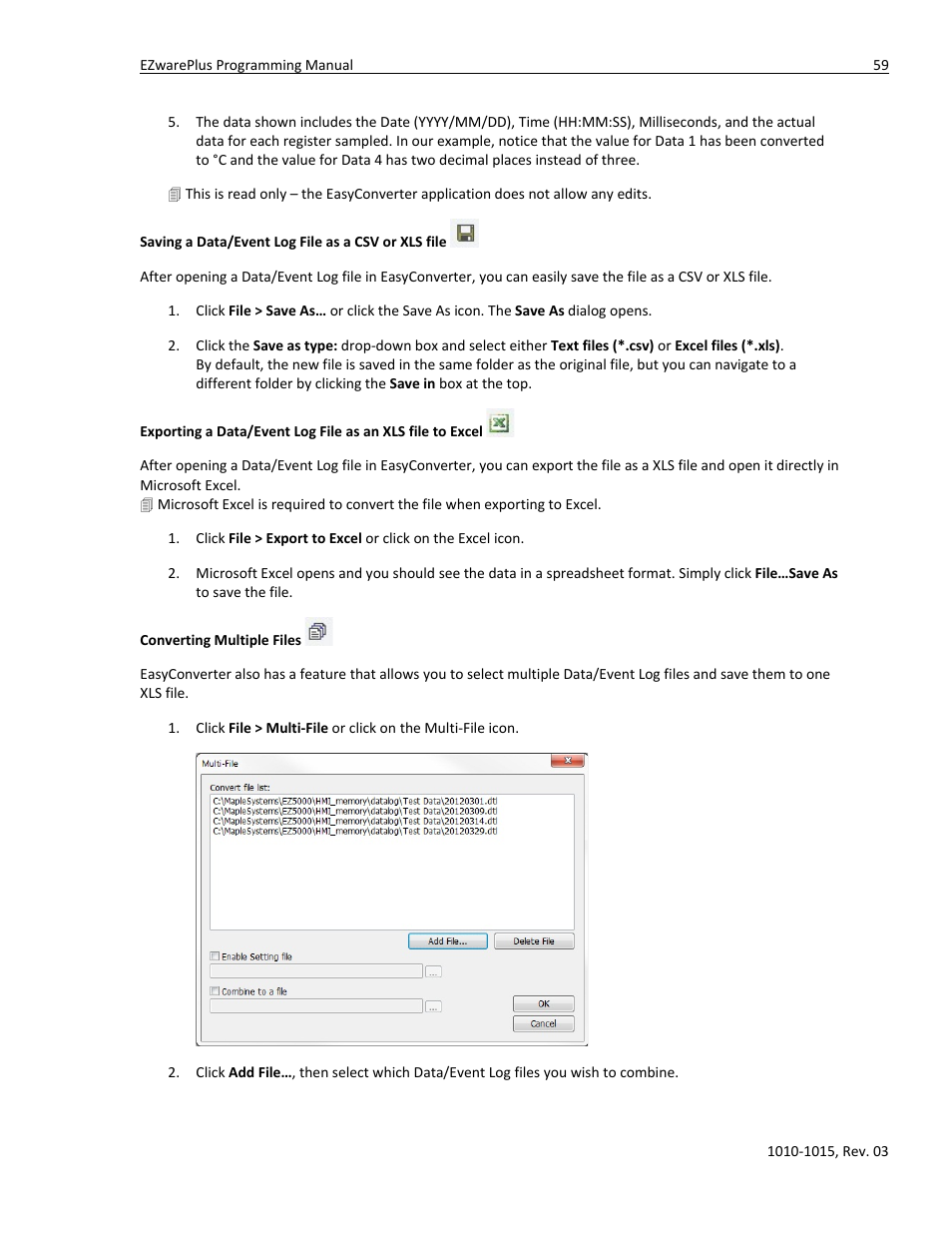 Watlow EZwarePlus Programming User Manual | Page 67 / 264