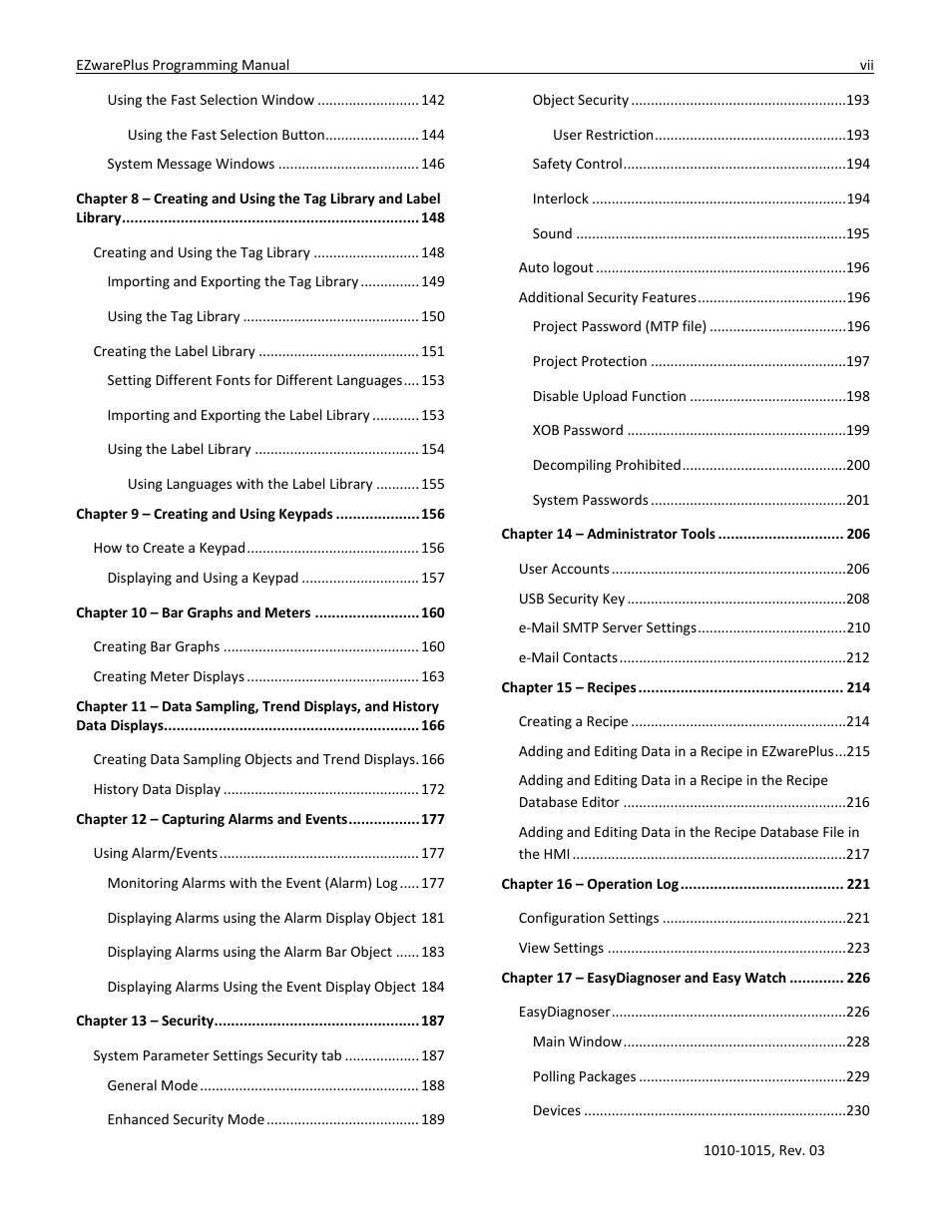 Watlow EZwarePlus Programming User Manual | Page 7 / 264