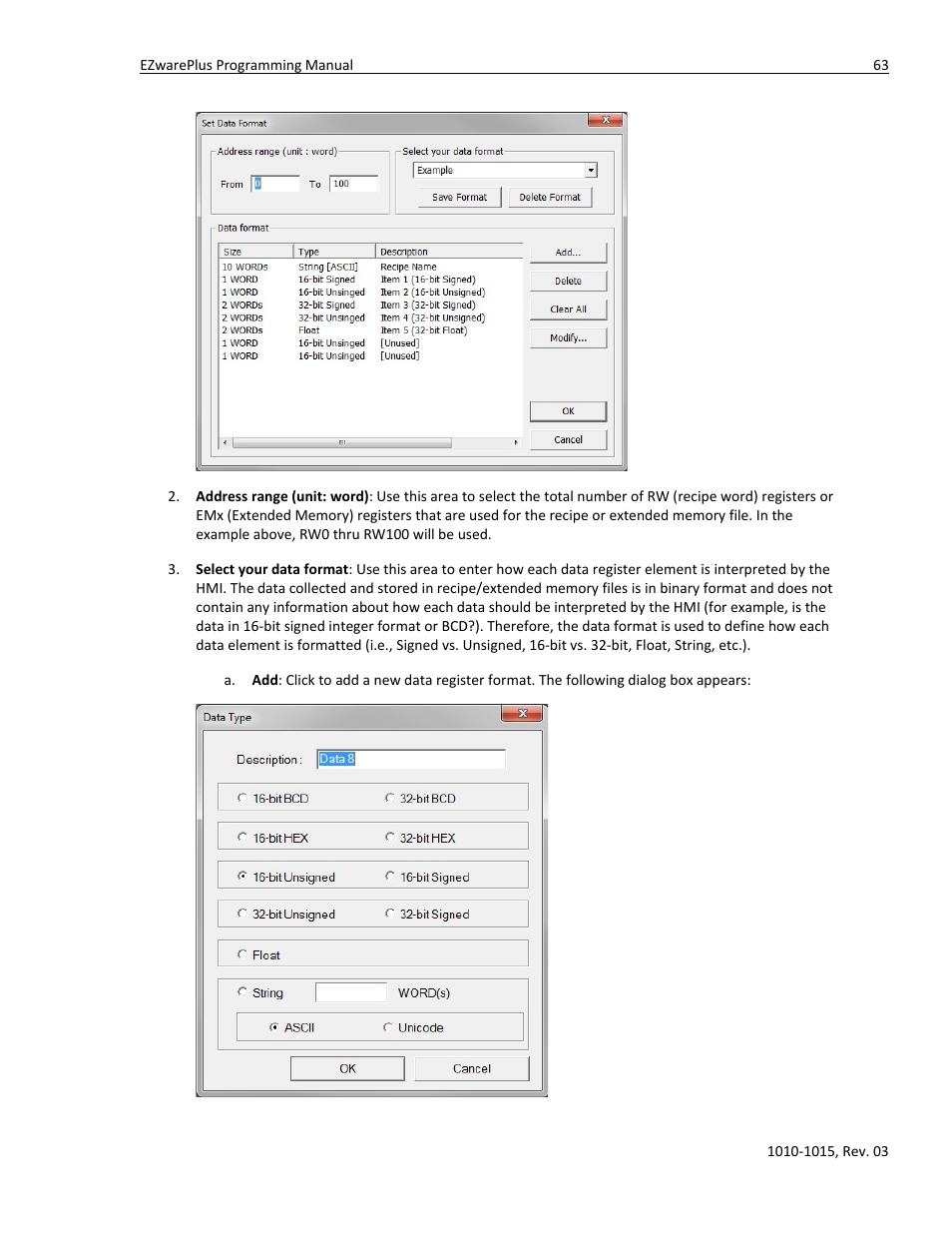 Watlow EZwarePlus Programming User Manual | Page 71 / 264