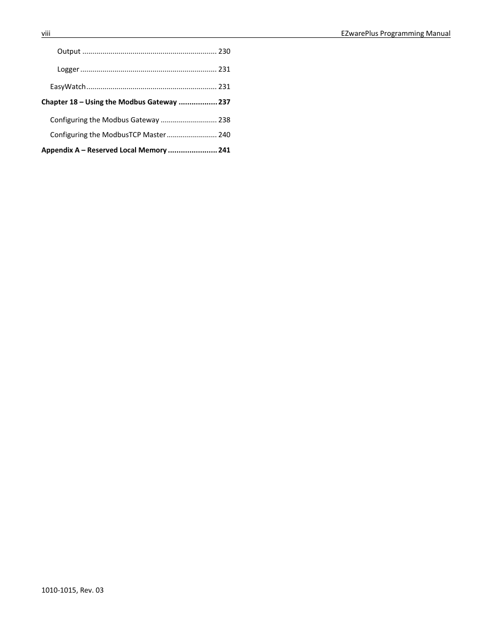 Watlow EZwarePlus Programming User Manual | Page 8 / 264