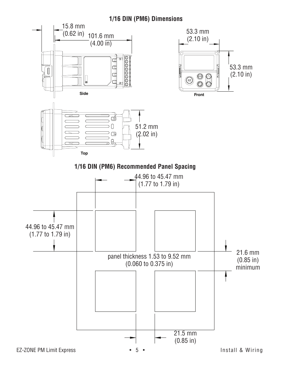 Watlow EZ-ZONE PM Express Limit User Manual | Page 5 / 34