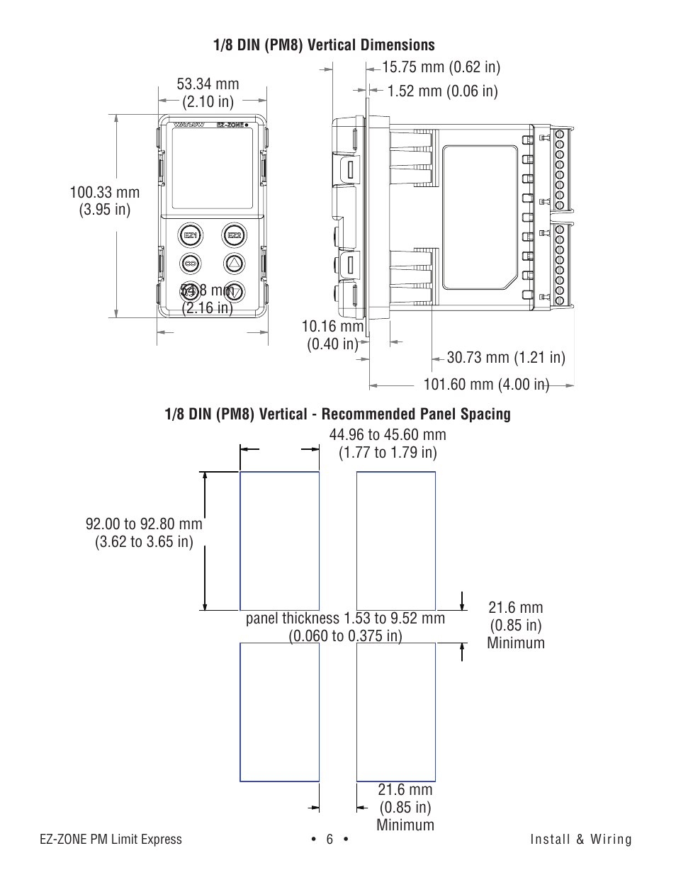 Watlow EZ-ZONE PM Express Limit User Manual | Page 6 / 34