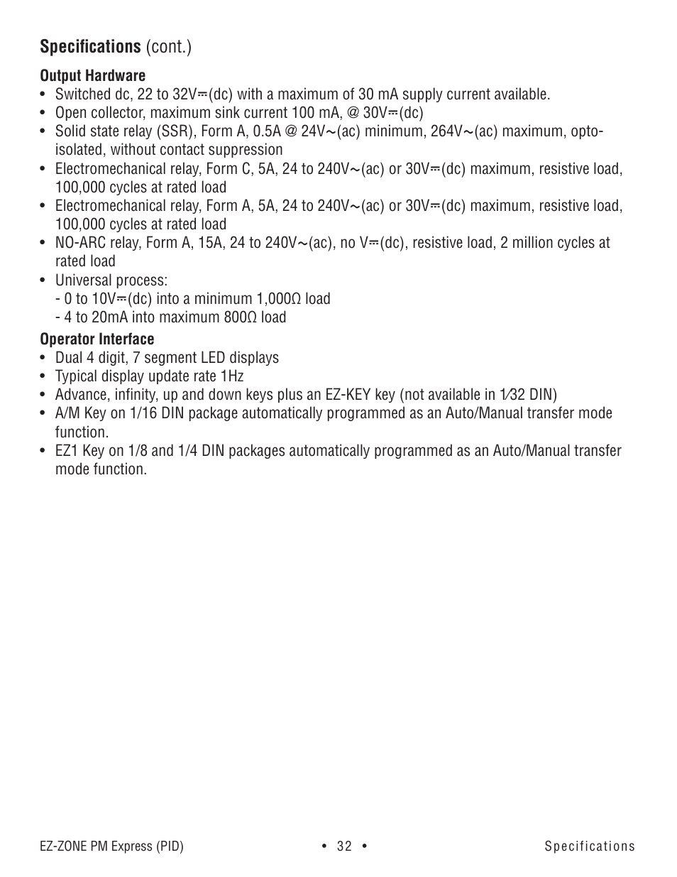 Watlow EZ-ZONE PM Express User Manual | Page 32 / 35