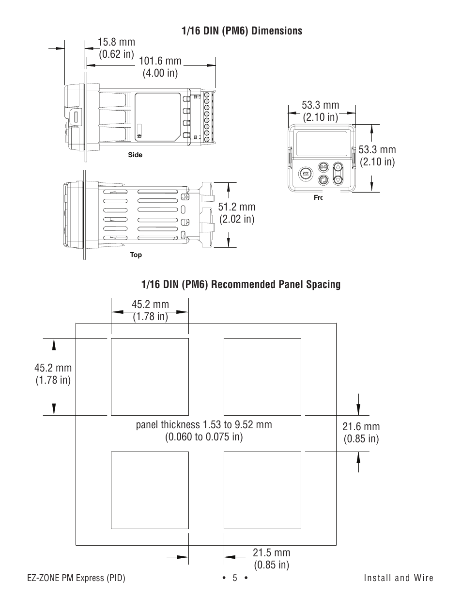 Watlow EZ-ZONE PM Express User Manual | Page 5 / 35