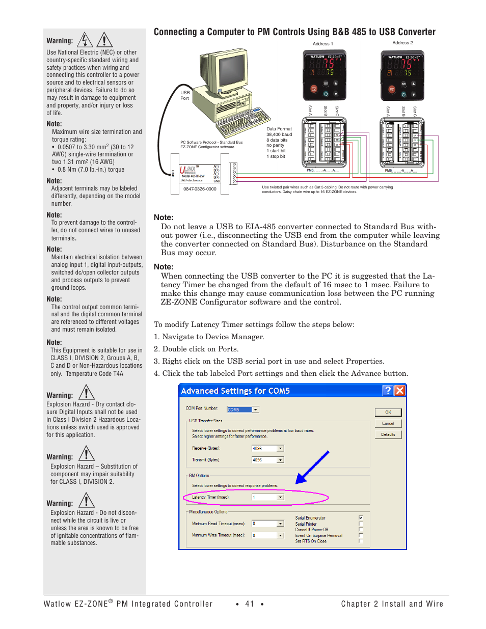 Watlow EZ-ZONE PM Integrated Controller User Manual | Page 44 / 181