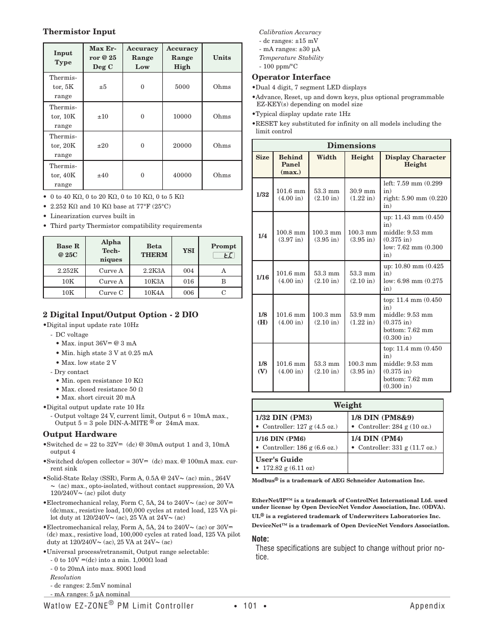 Watlow EZ-ZONE PM User Manual | Page 104 / 111