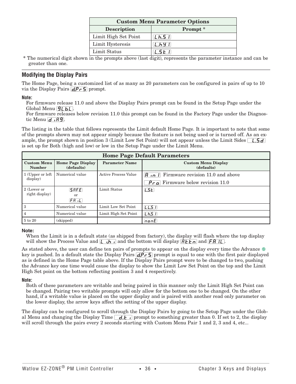 Modifying the display pairs | Watlow EZ-ZONE PM User Manual | Page 39 / 111