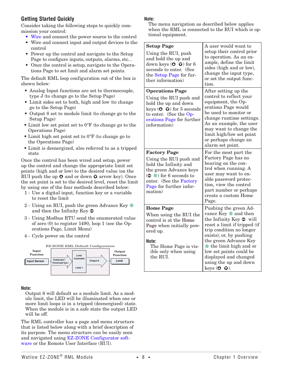 Getting started quickly | Watlow EZ-ZONE RM Limit Module Rev C User Manual | Page 11 / 127