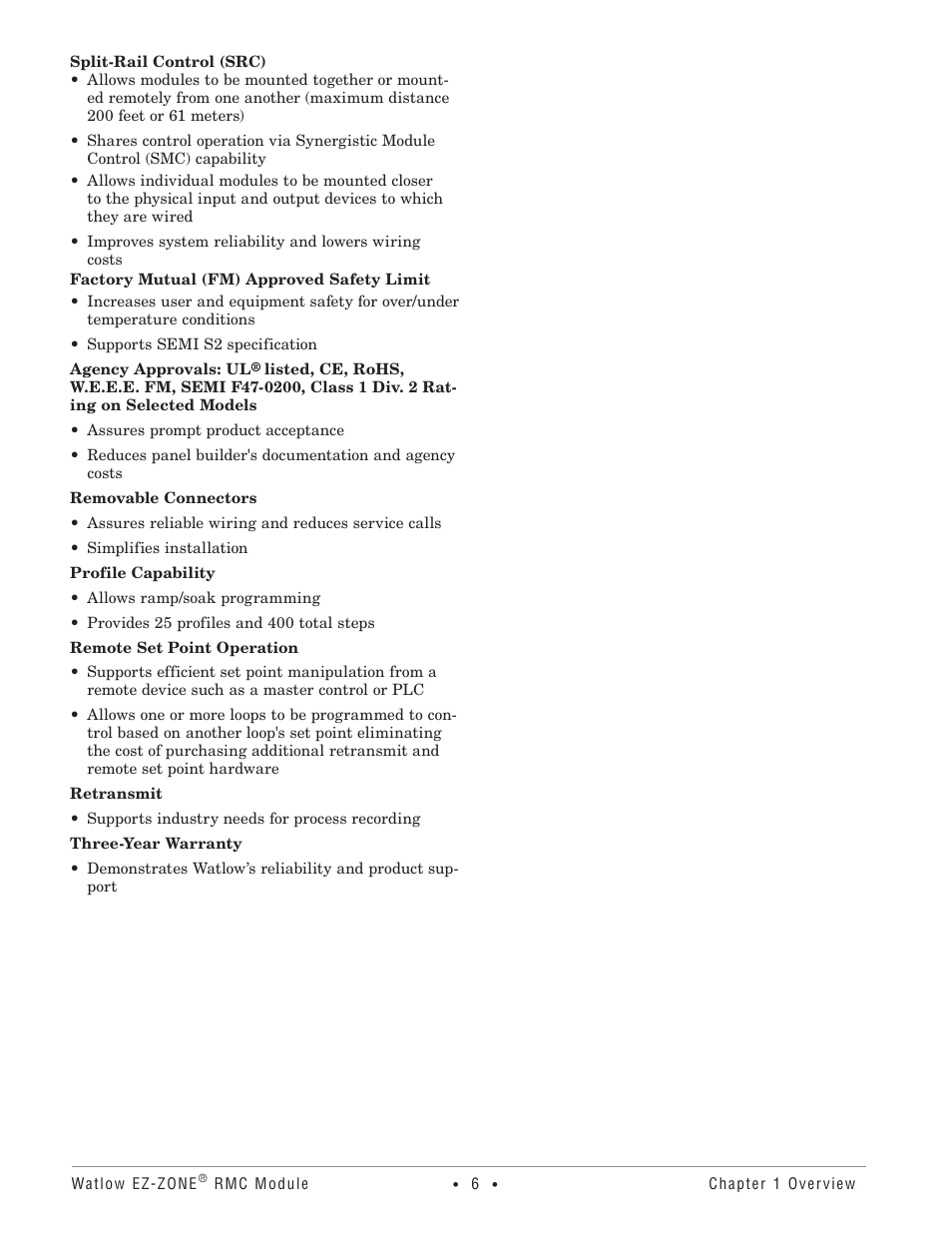 Watlow EZ-ZONE RMC User Manual | Page 9 / 236