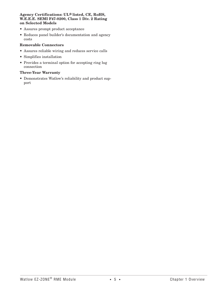 Watlow EZ-ZONE RME User Manual | Page 8 / 124