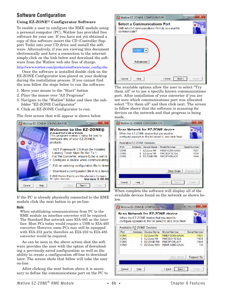 Software configuration | Watlow EZ-ZONE RME User Manual | Page 91 / 124