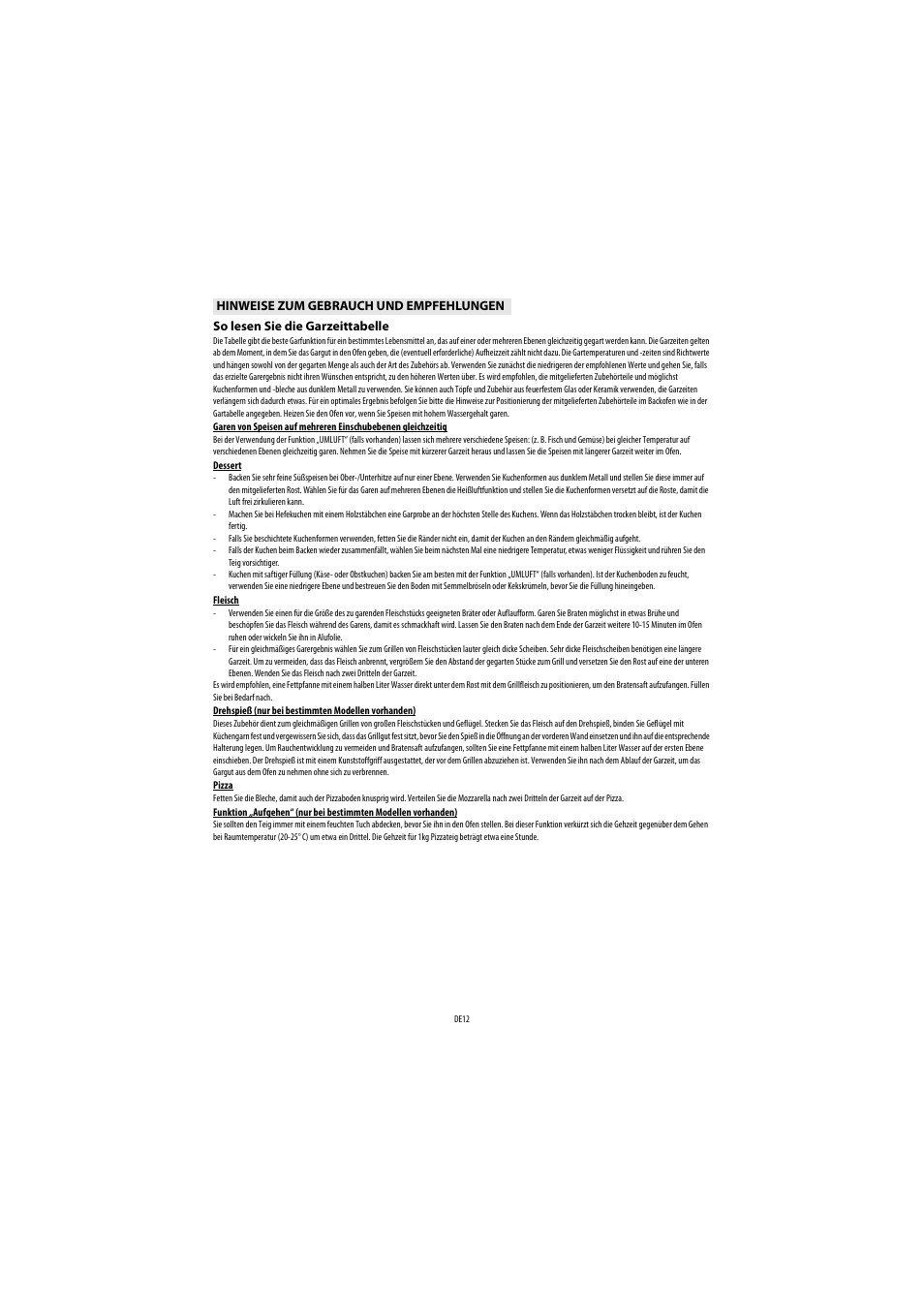 Whirlpool AKP543IX User Manual | Page 12 / 54
