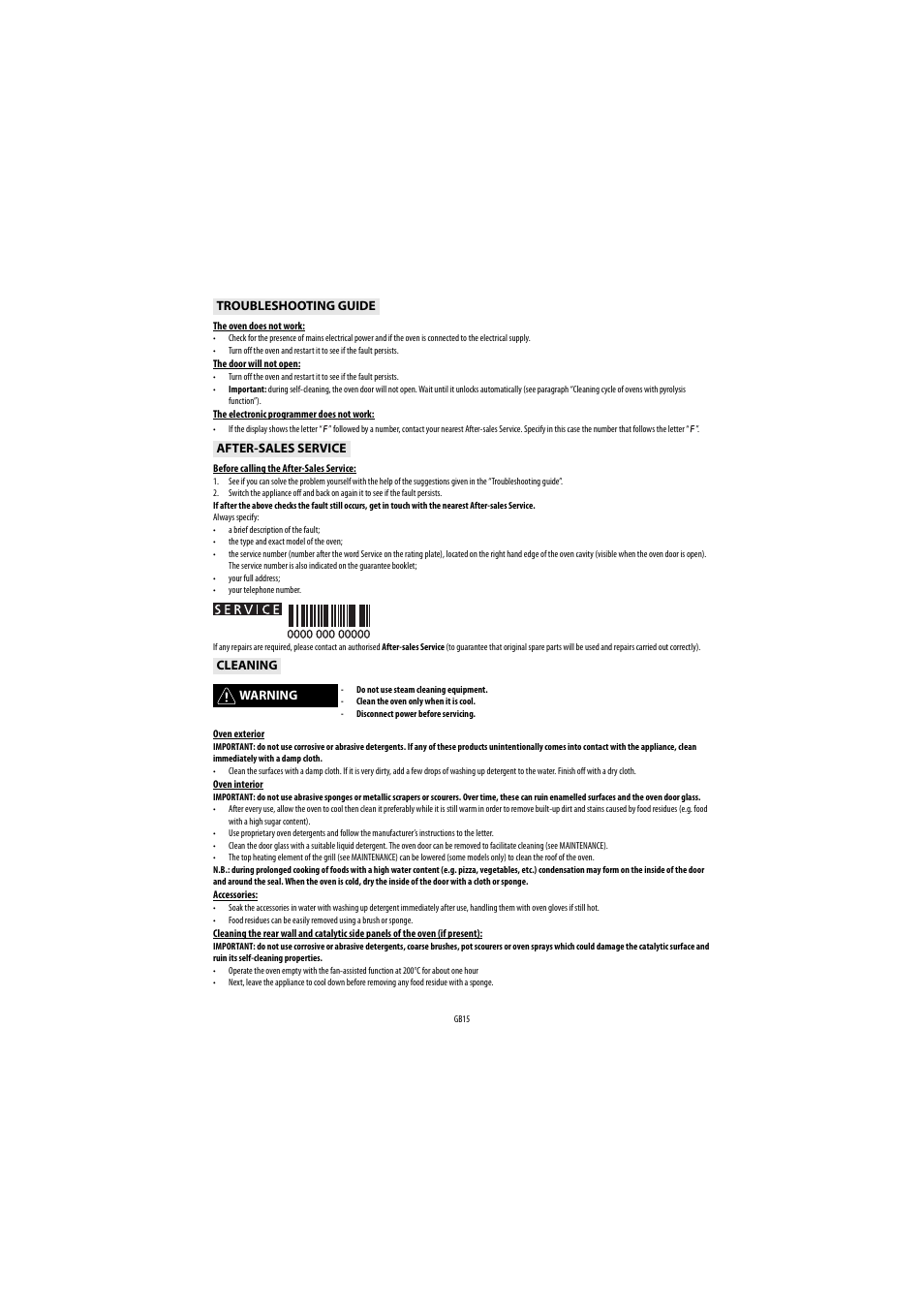 Whirlpool AKP543IX User Manual | Page 15 / 54