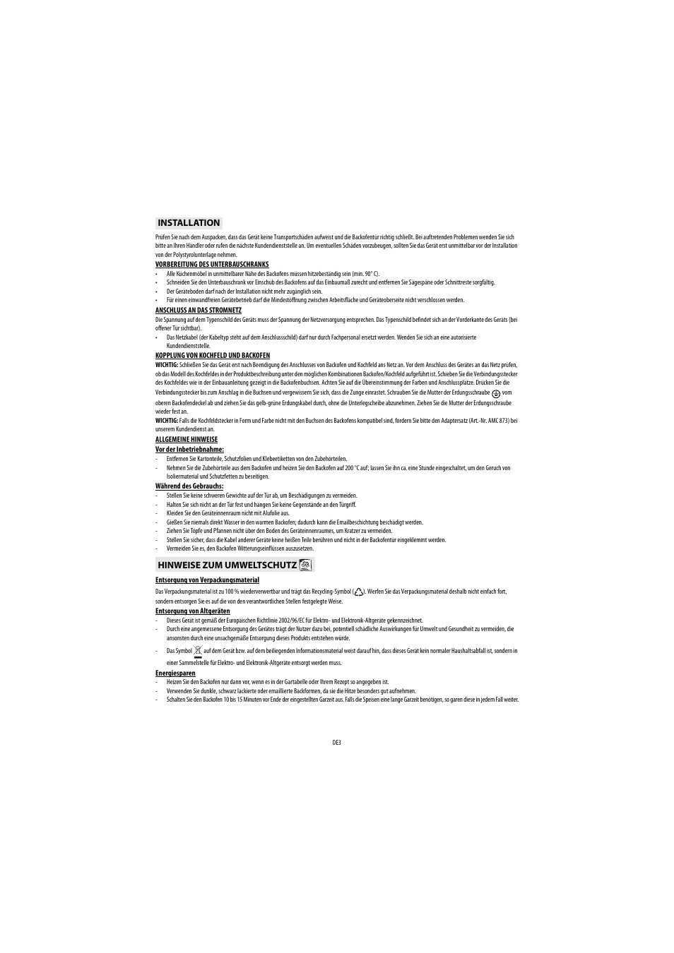 Whirlpool AKP543IX User Manual | Page 3 / 54