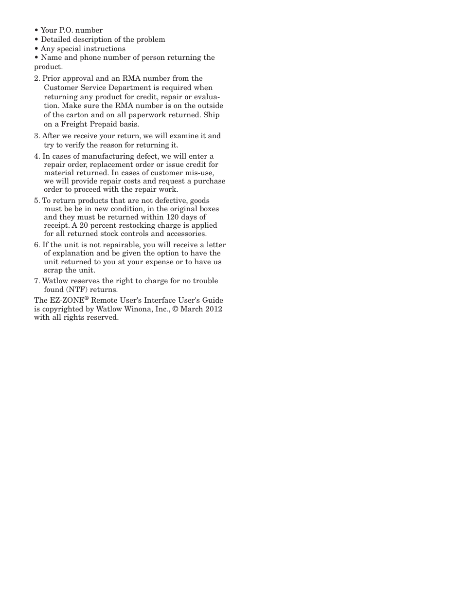 Watlow EZ-ZONE RUI/Gateway User Manual | Page 3 / 62