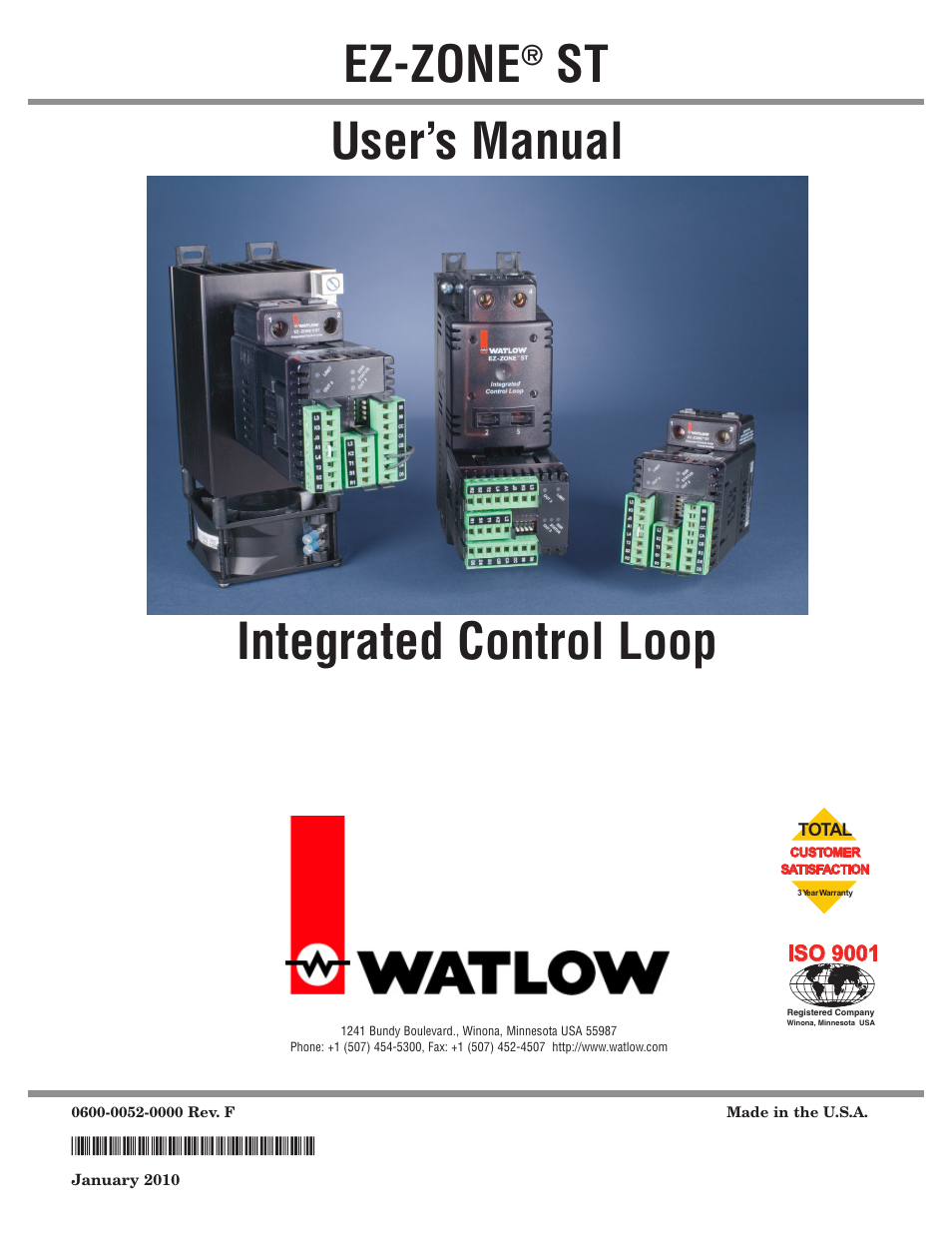 Watlow EZ-ZONE ST User Manual | 97 pages
