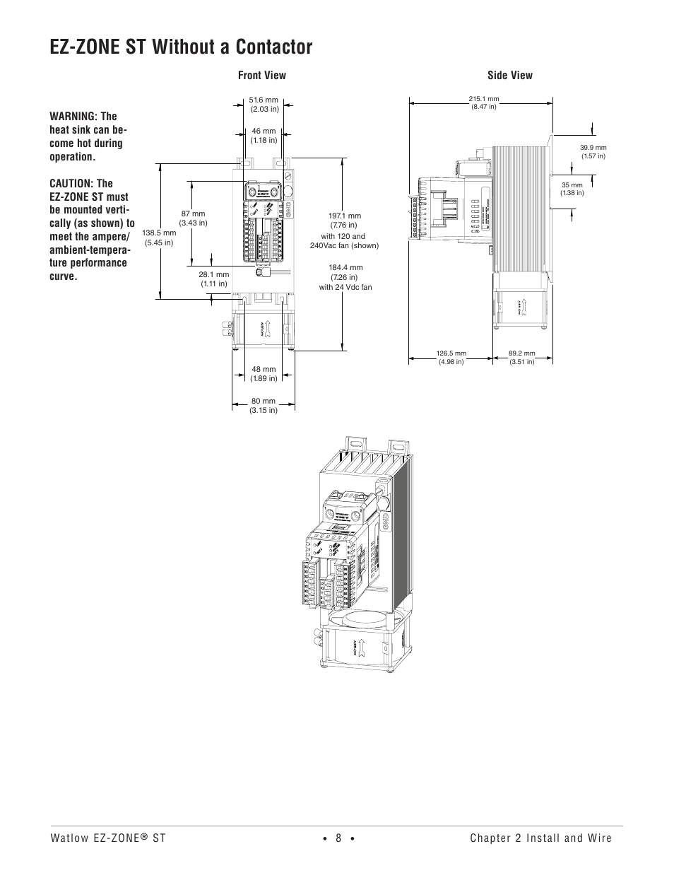 Ez-zone st without a contactor | Watlow EZ-ZONE ST User Manual | Page 10 / 97