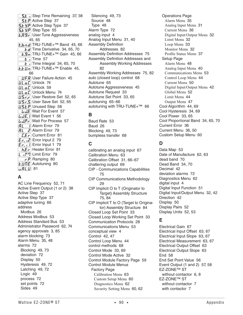 Watlow EZ-ZONE ST User Manual | Page 92 / 97