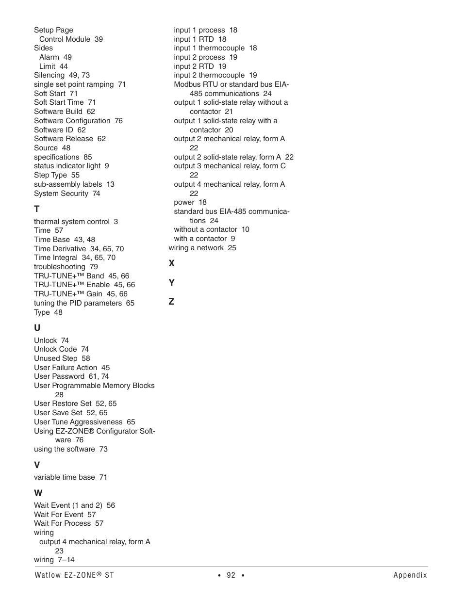 Watlow EZ-ZONE ST User Manual | Page 94 / 97