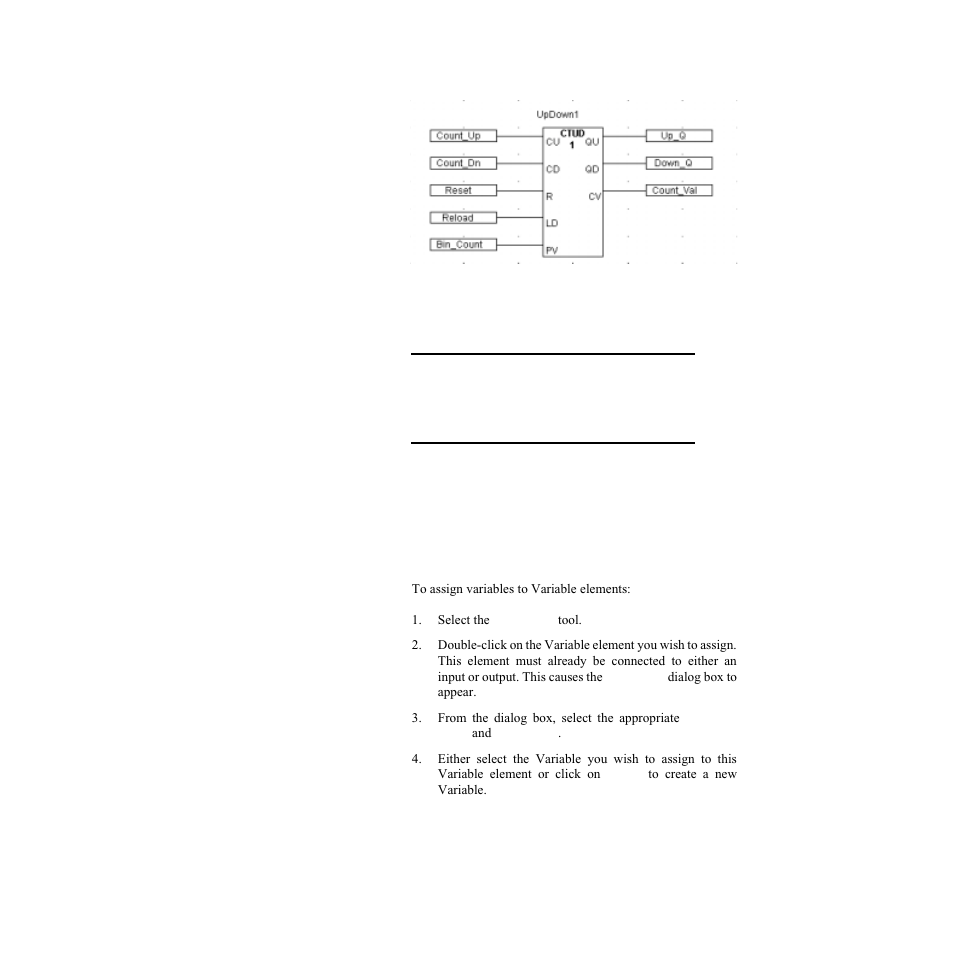 Assigning variables to variable elements | Watlow LogicPro User Manual | Page 126 / 296