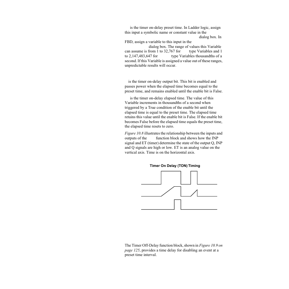 Outputs, Timer off-delay (tof) | Watlow LogicPro User Manual | Page 140 / 296