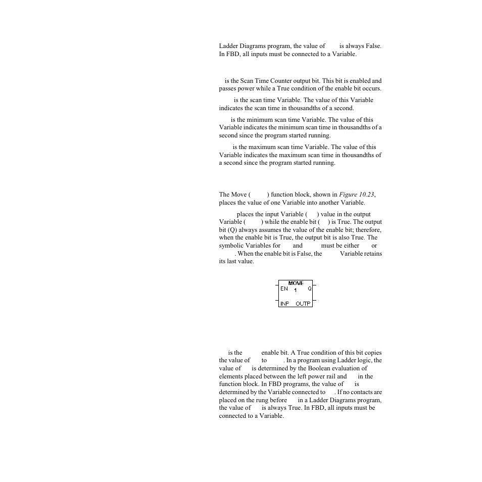 Outputs, Move (move), Inputs | Figure 10.23— move function block | Watlow LogicPro User Manual | Page 159 / 296