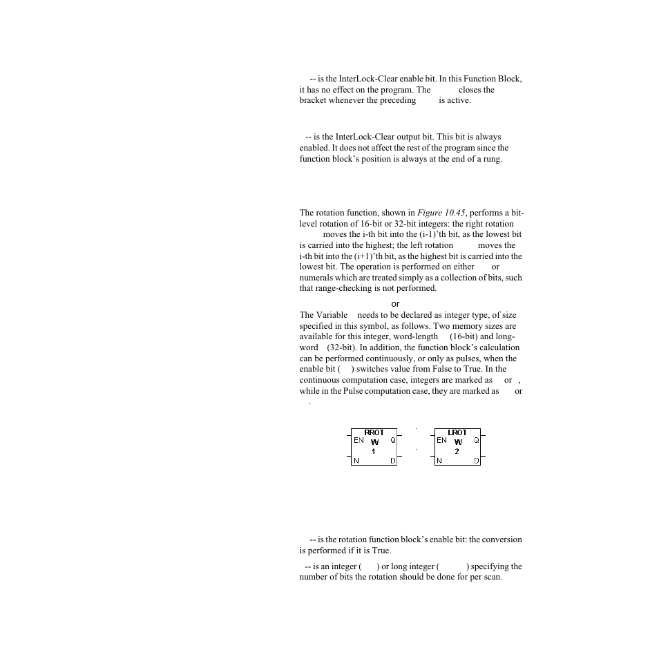 Input, Output, Rotation (rrot/lrot) | Inputs | Watlow LogicPro User Manual | Page 179 / 296