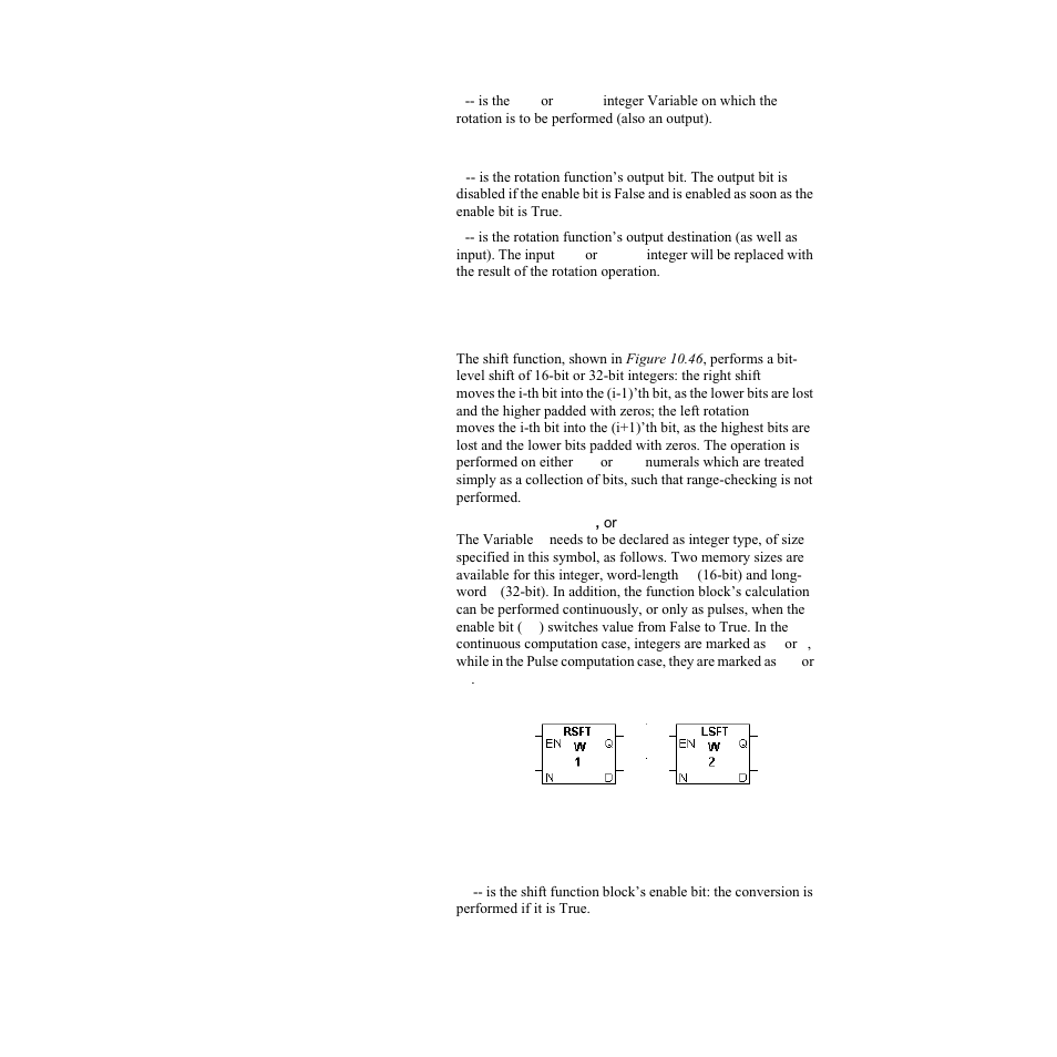 Outputs, Shift (rsft/lsft), Inputs | Watlow LogicPro User Manual | Page 180 / 296