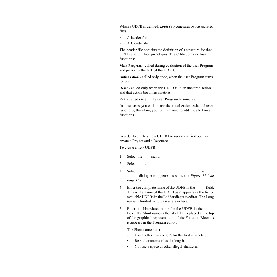 Defining a new or editing an existing udfb | Watlow LogicPro User Manual | Page 184 / 296