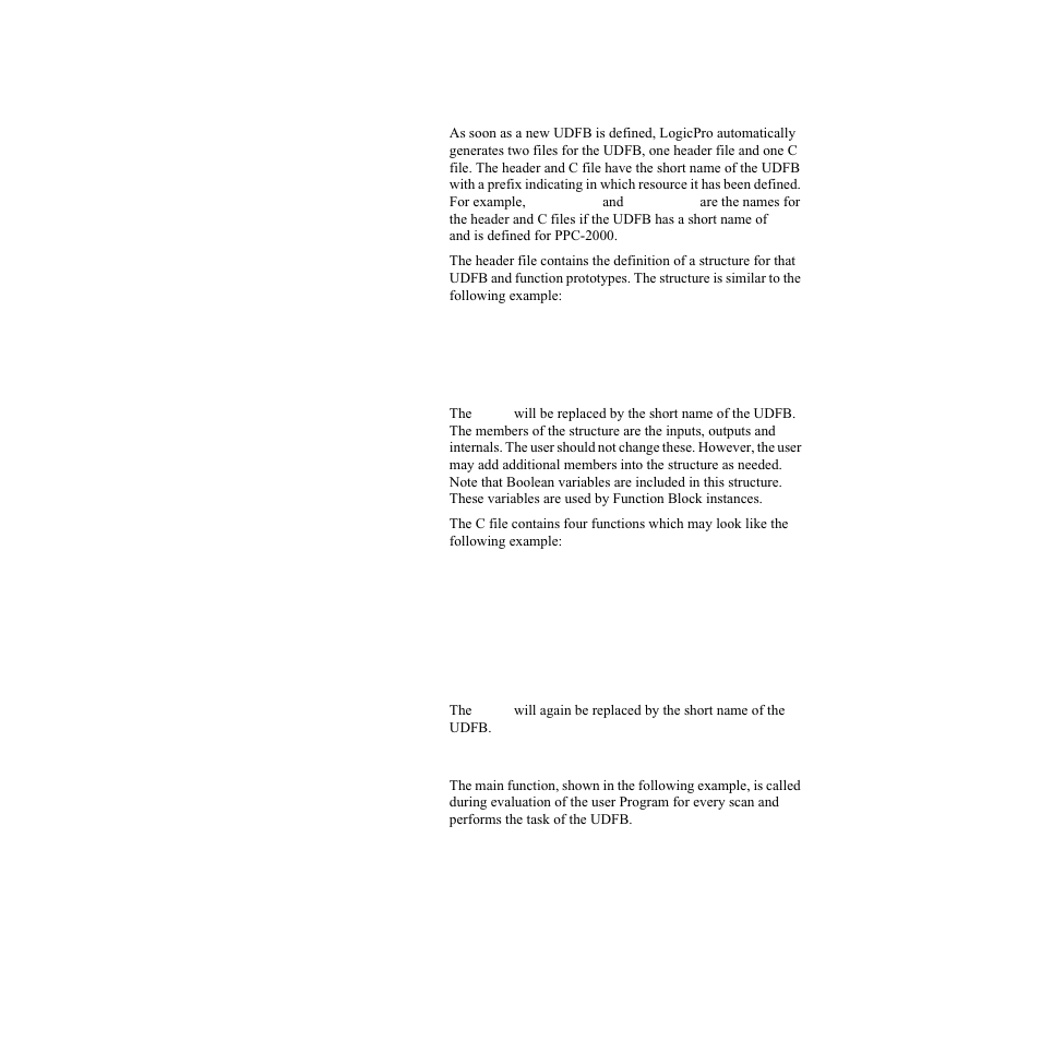 Udfb files, Main function | Watlow LogicPro User Manual | Page 188 / 296