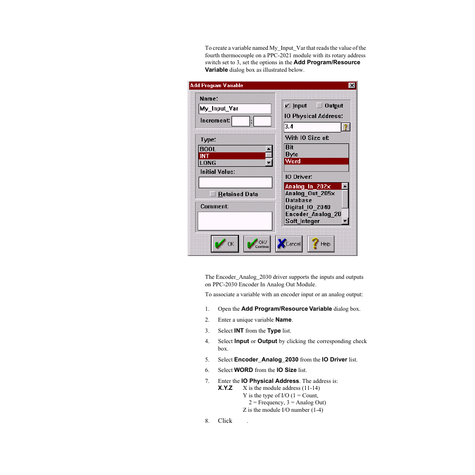 Encoder_analog_2030 | Watlow LogicPro User Manual | Page 210 / 296