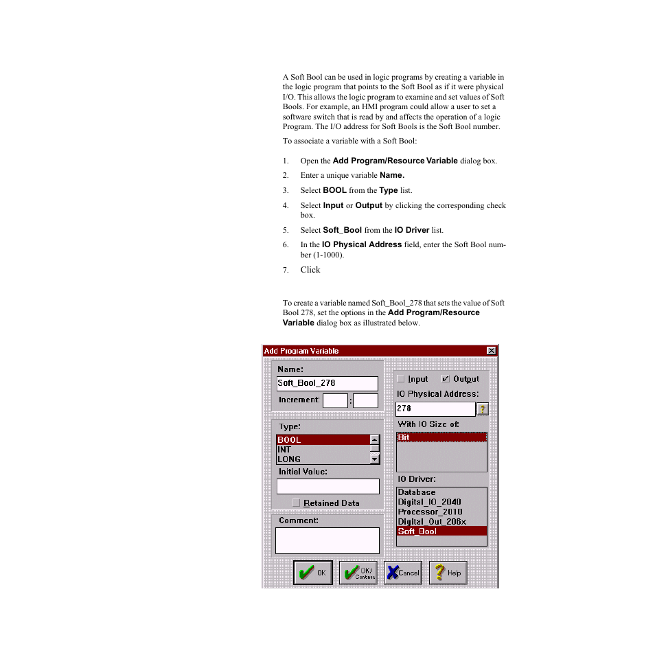 Soft_bool | Watlow LogicPro User Manual | Page 218 / 296