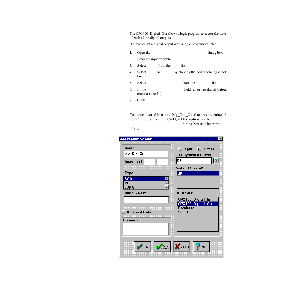 Cpc400_digital_out | Watlow LogicPro User Manual | Page 229 / 296