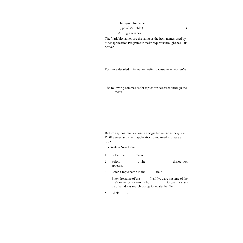 Topics, Creating a new topic | Watlow LogicPro User Manual | Page 278 / 296