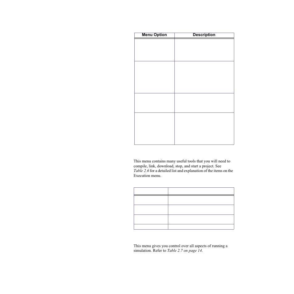 Execution menu, Simulation menu, Execution menu simulation menu | Watlow LogicPro User Manual | Page 29 / 296