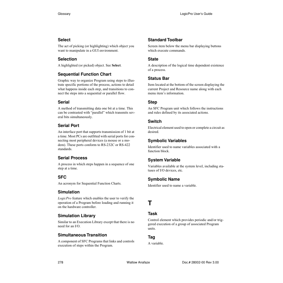 Watlow LogicPro User Manual | Page 294 / 296