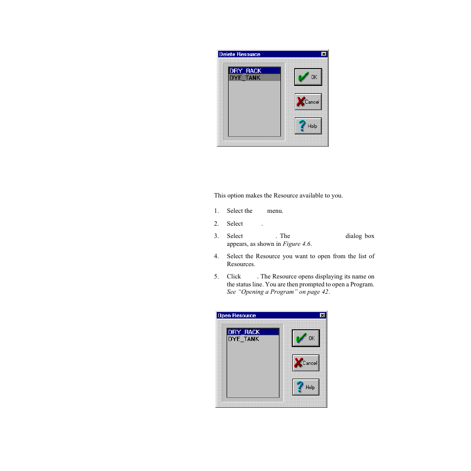Opening a resource | Watlow LogicPro User Manual | Page 55 / 296